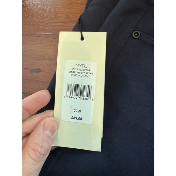 NYDJ Sculpt Her Marilyn Straight Leg Ponte 5 Pocket Pants Women's Plus 22W NWT - Picture 9 of 16